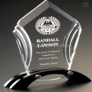 Custom Design Luxury Pretty Crystal Acrylic Star Trophy Blank