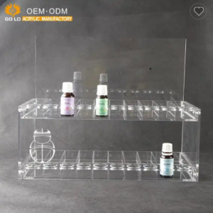 Acrylic Customized Essential Oil Product Display Counter Essential Oil Display Stand
