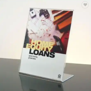 Custom Luxury High-quality Acrylic Display Sign Holder For Menu/price List/contents/pictures