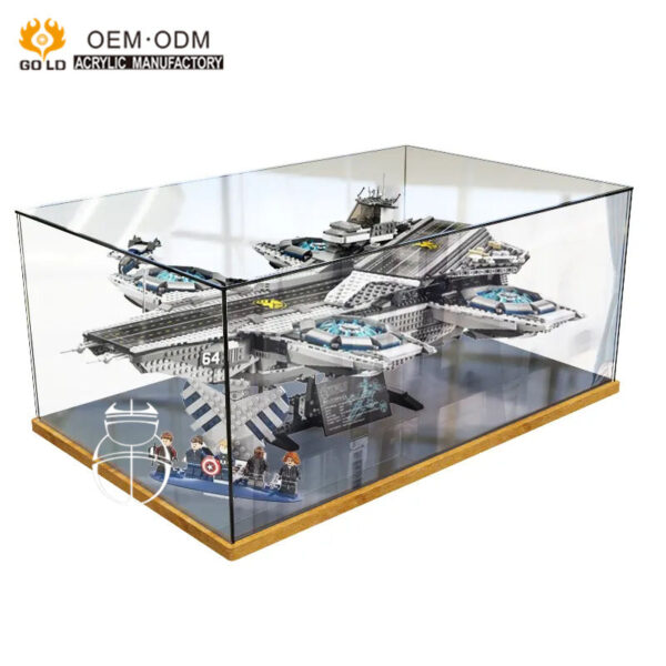 Wholesale Clear Custom Demountable Acrylic Lego Display Case for All kinds of Lego models