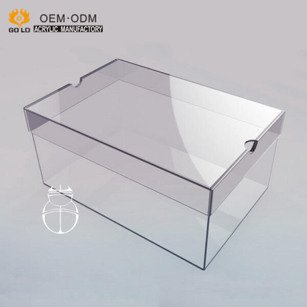 Custom Clear Acrylic Shoe Display Box Transparent Acrylic Display Box FOB Reference