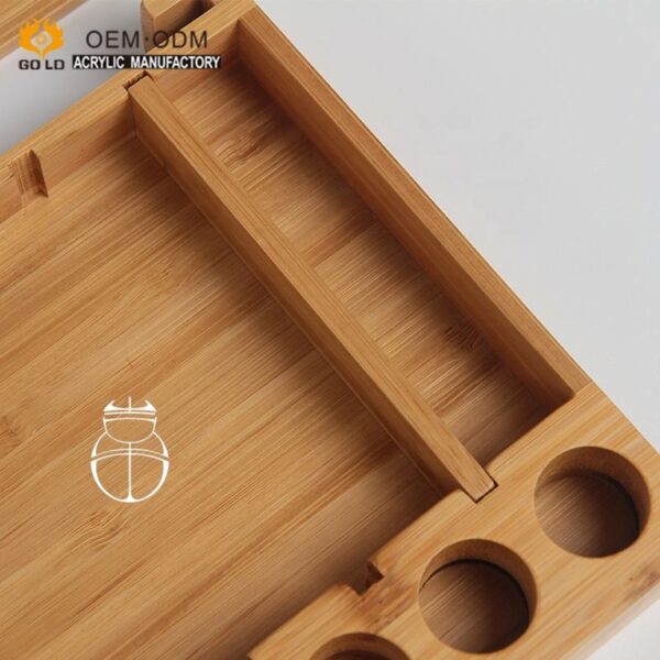 Factory Wholesale Custom Wood Essential Oil Organizer Display Rack - Image 3