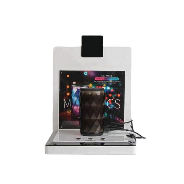 Made In China Custom High Quality Speaker Display Stand Counter Speaker Display With Display Screen