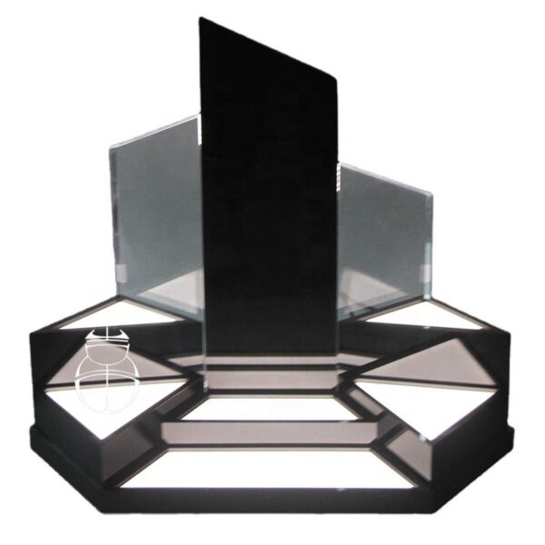 Professional Custom Design Luxury Fashion Style Clear Acrylic Perfume Display Stand