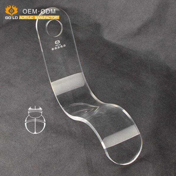 Wholesale Wave Shaped Transparent Wine Acrylic Wall Glasses Display Wine Bottles Exhibition Stand - Image 4