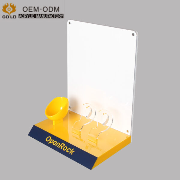 Acrylic Bluetooth headset display frame Bone conduction wireless Bluetooth headset display frame customized background display frame - Image 2
